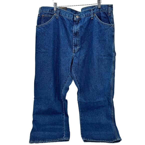 Dickies Carpenter Jeans Mens 42x30 (43x29 ACTUAL) Relaxed Fit Straight Leg NEW - Picture 2 of 7